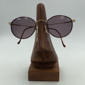 Vintage Safilo Tortoise Gold Oval Sunglasses Frame